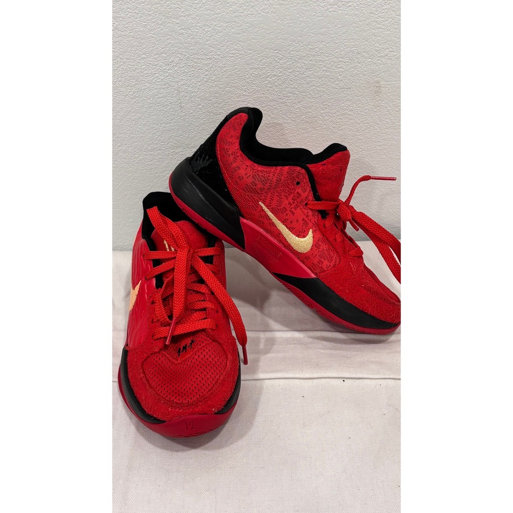 Nike Ja 1 GS Nightmare Red Basketball Shoes Kids 1.5Y FB7249-600